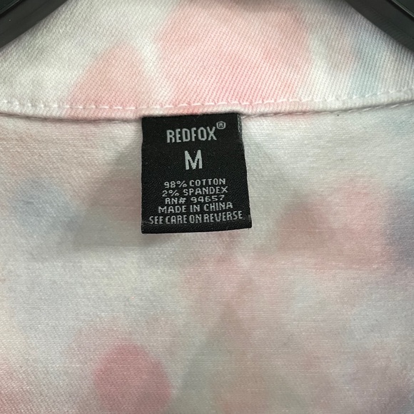 Redfox spring Rainbow Tie Dye Casual Denim Jacket - Picture 7 of 7